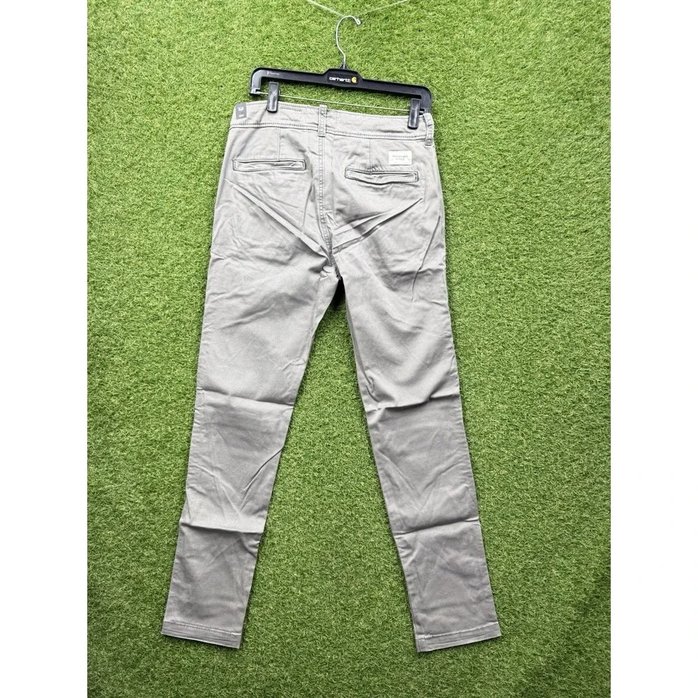 Abercrombie & Fitch Chino Pants Mens 30x32 The A&F Skinny Stretch Grey Khaki NWT
